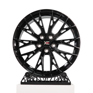 Cerchi in Lega di Alluminio Neri Opachi 5x120 Sportivi da Corsa Forgiati a Concavità Profonda per BMW Audi Golf <span class=keywords><strong>Maserati</strong></span> - Product Image 2