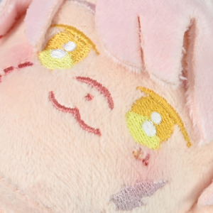 Poupée en peluche personnalisée avec image de dessin animé d'idole, cheveux roses, bébé <span class=keywords><strong>nu</strong></span>, peut être habillé, jouet cadeau, deux couleurs de peau - Product Image 5