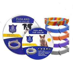 Collar calmante ajustable para perros y gatos, seguro para la Naturaleza, impermeable, prevención de insectos, efecto de sujeción de larga duración, alivio de la ansiedad de mascotas - Product Image 1