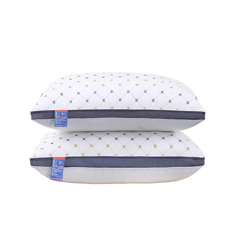 Wholesale New quilted hilton bantal double lining pillow with handbag 1000g