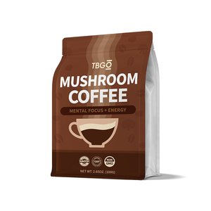 Set de Regalo de Café con Hongos Gourmet Clásico TBG OEM, Café Instantáneo en Polvo sin Nueces con Sabor a Avellana y Vainilla, en Caja Premium para Regalo - Product Image 1