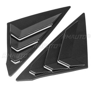Rear Side <b>Window</b> Louvers Air Vent Scoop <b>Shades</b> Cover Trim Blinds Carbon For Honda Civic 11th Gen 2021-2022 Sedan Car Accessories - Product Image 2