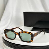 Lunettes de soleil unisexes en PC, monture carrée personnalisable, luxe, dégradé orange et or, protection UV400, pour la plage et les activités de plein air