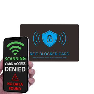 Muestra Gratuita de Tarjeta de Bloqueo RFID Anti-Robo sin Contacto para Tarjetas de Crédito NFC - Product Image 3