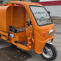 Camion-citerne à eau électrique Zhongyi Mini 4x2 avec essieu arrière entièrement suspendu, pompe semi-automatique, camion-citerne à eau Euro 4 <4L