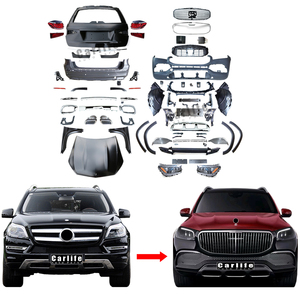 Kit de carrocería de parachoques de ajuste perfecto para <span class=keywords><strong>Mercedes</strong></span> Benz GL Class X166 2012-2015 Modificación al modelo X167 <span class=keywords><strong>2023</strong></span> Maybach. - Product Image 6