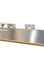 Bureau de réception multifonctionnel moderne en marbre et MDF, idéal pour les entreprises, les salons de beauté, les caisses, les hôtels, les clubs et les bars