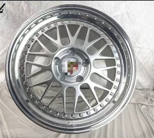 Vorgin Juego de 2 Ruedas Nuevas Personalizadas de Aleación Plateada Pulida y Forjada de 15 17 18 20 Pulgadas con 5/6 Birlos para Porche, Maserati, BMW, Audi - Product Image 5