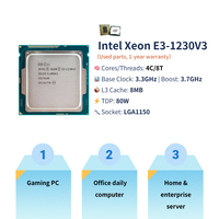 Kit Combo Carte Mère PANDL ITX H81 Placa Mainboard LGA1150 CPU avec Intel Xeon E3 1230 V3 2x Emplacements DDR3 Carte Mère H81