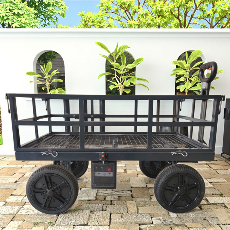 Electric Assist Utility Cart Garden Carrier