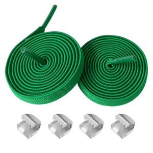 Grosir tali sepatu elastis ikat bebas poliester tali sepatu malas melar tali datar modis dalam berbagai warna penyimpanan renda sepatu - Product Image 3