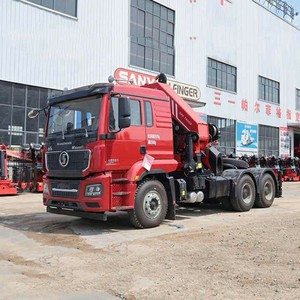 รถบรรทุกติดเครนแบบพับได้ ยี่ห้อ Shacman 6x4 รุ่น Heavy Duty พร้อมจำหน่าย - Product Image 3