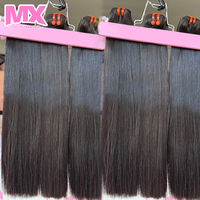 Extensiones de Cabello Humano Virgen Vietnamita Liso Sin Procesar de Proveedores, Paquetes de Cabello Natural con Cutícula Alineada, Estilo Ondulado Doble