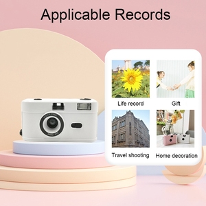 Beste Kinder Geschenk Retro Handbuch Wieder verwendbare Film Kinder Spaß Fotokamera für Kinder ohne Films pielzeug Digitale Geburtstags kamera - Product Image 4