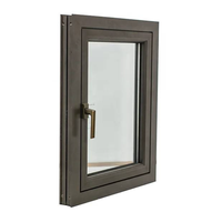 Fenêtre pivotante verticale multidirectionnelle en aluminium à design moderne