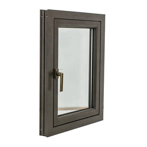 Ventana Giratoria Vertical de Aluminio con Pivote Central Multidireccional de Diseño Moderno - Product Image 2