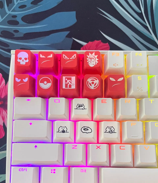 Custom Gaming Style ESC R4 Height ABS Mechanical Keyboard Keycaps Set