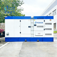 Groupe électrogène diesel silencieux U+POWER CE ISO triphasé 300 kVA, démarrage automatique ATS, démarrage à distance, 1800 tr/min, 50/60 Hz, garantie 1 an