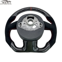 Volant Ever-carbon Racing ECR Design personnalisé en Fiber de carbone pour Audi A3 A4 B9 A5 RS3 RS4 RS5 S3 S4 Volant Sports
