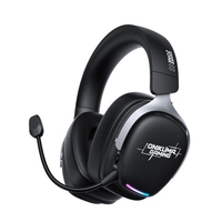 Casque de jeu ONIKUMA GT816 sans fil 2,4 GHz à faible latence, haut-parleurs de 50 mm, circum-auriculaire avec prise jack 3,5 mm, audio polyvalent