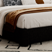 Lit Moderne de Luxe en Velours Écrasé Brillant, Capitonnage Ajustable, Boutons en Cristal, Résistant aux Taches, Dernière Génération