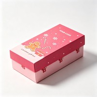 Boîte de luxe personnalisée avec couvercle et base pour cadeaux de Noël, emballage pour poupées de Noël, emballage pour cadeaux de Noël pour la vente au détail