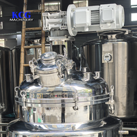 Cuve de Fermentation et d'Émulsification Horizontale KCG en Acier Inoxydable avec Agitateur Moteur, Capacité 500L, Puissance 2kW, Qualité Alimentaire, pour Usage Quotidien