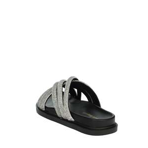 Sandalias Planas Laura Biagiotti Donna Negras de Tacón Bajo para Mujer - Product Image 2