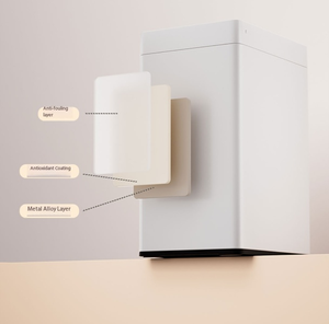 Cestino per Rifiuti Automatico in Metallo con Sensore Intelligente, Grande Capacità, Bianco, J1M 30L, Articoli per la Casa Intelligente >> Prodotti Smart Home - Product Image 3