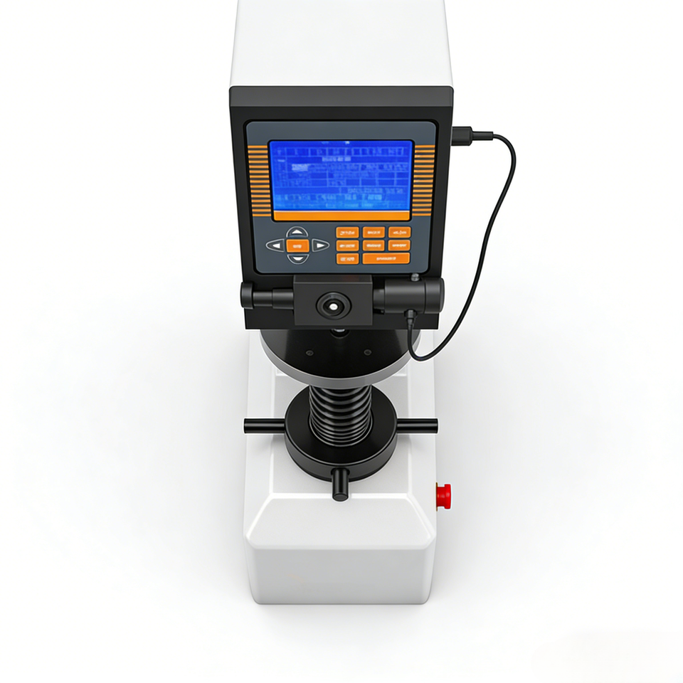 Hardness Testing Microscope Digital Brinell Hardness Tester with Built in Printer and 20x Digital ...