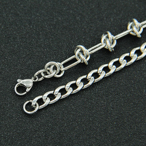 สร้อยคอแบบโซ่คล้องคอแบบเรียบง่ายหรูหรากลางๆแนวสตรีทสายโซ่สายโซ่สไตล์คิวบาสร้อยแฟชั่นสร้อยคอสำหรับผู้หญิง - Product Image 4