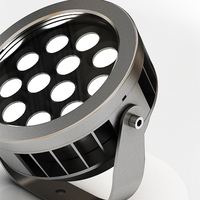 IECOL personnalisé 12W-48W lumière d'inondation LED intelligente IP66 étanche puce SMD en aluminium moulé sous pression pour l'éclairage extérieur de jardin