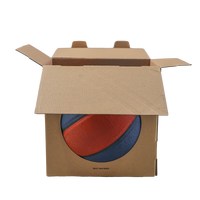 Caja de correo de cartón con impresión de logotipo personalizado, caja de presentación de balón de fútbol, caja de exhibición para balón de baloncesto