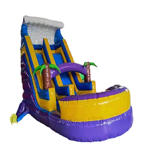 Vui trẻ em bên lâu đài bơm hơi với hồ bơi và trượt khô cho các trò chơi dưới nước và giải trí - Product Image 1