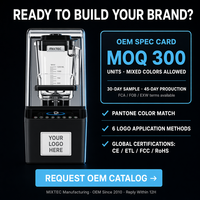 Mixeur Commercial Premium OEM d'Usine - Certifié CE ETL SGS, Machine Robuste à Moteur DC, Recherche de Distributeurs et Partenaires Mondiaux