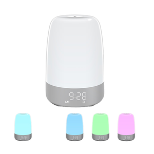 Modern Battery Operated Dimmable RGB LED Bedside Night Light for Babies and Kids Touch Control - Product Image 1