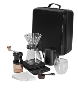 Bộ cà phê chuyên dụng đổ qua máy pha cà phê nhỏ giọt phụ kiện quán cà phê Bộ dụng cụ Barista Bộ dụng cụ pha cà phê di động Bộ lọc mới