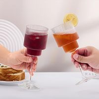 Verres à vin en acrylique de 12 oz, recyclables, incassables, réutilisables, verres à cocktail en plastique transparent origami, incassables, pour les fêtes
