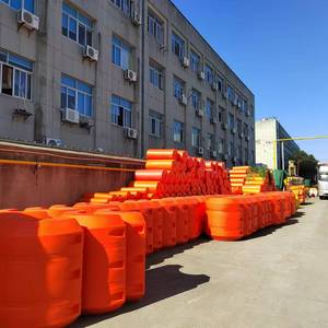 Phao xi lanh biển sâu 600*760mm cảnh báo dòng nổi polyethylene nổi rào cản nhựa đường ống phao - Product Image 4