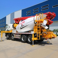 Pompe malaxeuse pour camion JIUHE hautement fiable 4Z 8m³ 24m 30m Max. Pompe à béton verticale pour camion malaxeur à béton à vendre