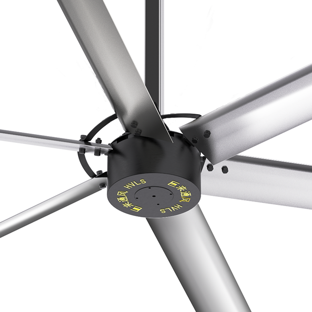 Factory Wholesale Large Ceiling Fans 3M Hvls Industrial Ceiling Fan with PMSM Motor