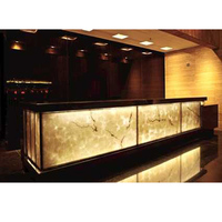 Comptoir de Bar à bulles, Bar de thé, Style hôtel, lumière LED, nouveau Design de beauté