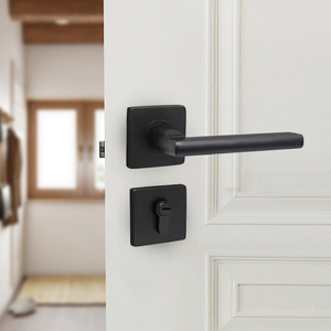 प्रीमियम एंटी-ऑक्सीकरण स्टेनलेस स्टील डोर हैंडल लॉक सेट आधुनिक डिजाइन लंबी सेवा जीवन - Product Image 2