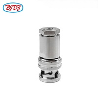 Suministro de fábrica Triaxial BNC Macho abrazadera Conector de enchufe TRX179 cable coaxial macho prueba coaxial RF conector