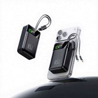 Chargeur portable intelligent 65 W à charge rapide pour ordinateur portable, batterie externe 30000 mAh, chargeur d'ordinateur portable 65 W, batterie externe 20000 mAh