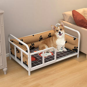 BS C235ร้อนขายโลหะสีดำเตียงสัตว์เลี้ยงที่เป็นมิตรกับสัตว์เลี้ยงเตียงสุนัขขนาดใหญ่ติดตั้งง่าย - Product Image 4