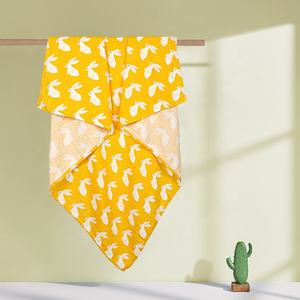 ผ้าห่มห่อตัวเด็กอ่อน ผ้ามัสลินเนื้อนุ่ม ทำจากใ<span class=keywords><strong>ย</strong></span>ไผ่และฝ้าย สำหรับเด็ก ใช้ในบ้าน เดินทาง ห่<span class=keywords><strong>ม</strong></span>โซฟา ห่อตัวเด็ก ใช้บนเครื่องบิน - Product Image 3