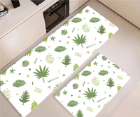 Tapis de sol ergonomique anti-fatigue floral moderne et minimaliste pour la maison, idéal pour les cuisiniers et les boulangers qui restent debout toute la journée – Votre pieds vous remerceront !