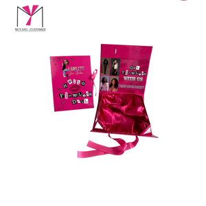 2026 Custom High Quality <b>Magnetic</b> Folding Gift <b>Box</b> With Satin Insert for Hair Extensions - Product Image 3