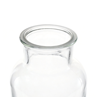 Bouteille de collecte de gaz en verre de laboratoire 60ml 125ml 250ml 500ml (Ensemble avec plaque en verre meulé)